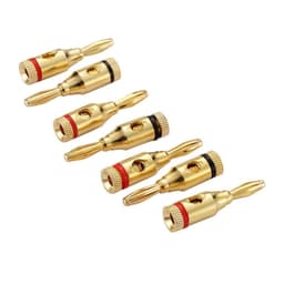 (Giá 1 cặp) Jack Giắc Bắp Chuối 4mm Kim Loại Mạ Vàng Phụ Kiện Loa Diy - 4