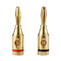 (Giá 1 cặp) Jack Giắc Bắp Chuối 4mm Kim Loại Mạ Vàng Phụ Kiện Loa Diy - 5