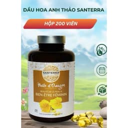 SANTERRA Hoa Anh Thảo – đẹp da, cân bằng nội tiết, giảm khô hạn, bí quyết cho phái đẹp! lọ 200 viên 4