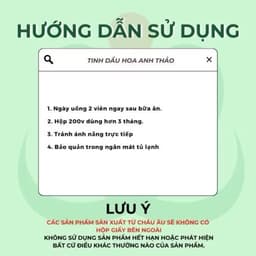 SANTERRA Hoa Anh Thảo – đẹp da, cân bằng nội tiết, giảm khô hạn, bí quyết cho phái đẹp! lọ 200 viên 6