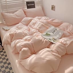 Set chăn ga đũi hàn basic 4 món mềm mịn thoáng mát co giãn 4 chiều kích thước lớn 2