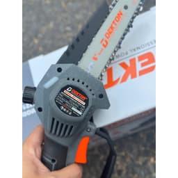 Thân Máy Cưa Xích 6 Inch DEKTON M21-CX06CP / XÁM - XANH LÁ - MOTOR BRUSHLESS, Chân Pin M21 5