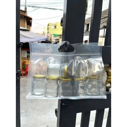 {1kg} Túi zip trong 8 cạnh đựng bánh kẹo, đựng hũ yến quai sách nằm ngang 4