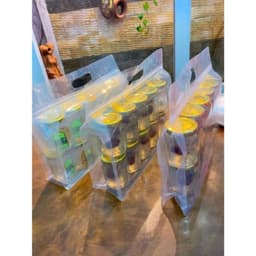 {1kg} Túi zip trong 8 cạnh đựng bánh kẹo, đựng hũ yến quai sách nằm ngang 3