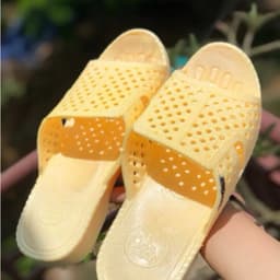 Dép Tổ Ong Đế Dày 3cm Nam Nữ Unisex, Dép Nhựa PVC Dẻo Bền Chống Trượt Đi Trong Nhà Đi Làm Đi Chơi 9