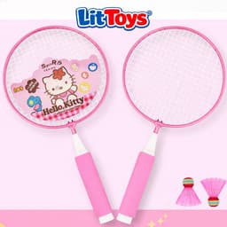 Bộ Đồ Chơi Cầu Lông ToysLit Cho Bé Nhỏ Gọn Siêu Nhẹ, Vợt Bền Đẹp Dễ Chơi Trong Nhà Ngoài Trời 5