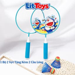 Bộ Đồ Chơi Cầu Lông ToysLit Cho Bé Nhỏ Gọn Siêu Nhẹ, Vợt Bền Đẹp Dễ Chơi Trong Nhà Ngoài Trời 6