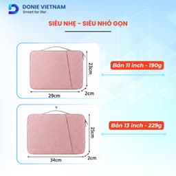 Túi Đựng iPad Chống Sốc, Chống Nước 5 Ngăn Có Quai Xách Cho Máy Tính Bảng 11/13inch Donievietnam T01 7