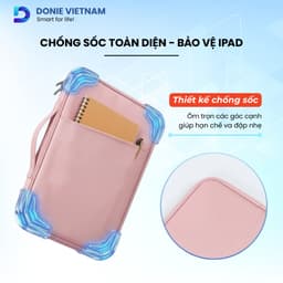 Túi Đựng iPad Chống Sốc, Chống Nước 5 Ngăn Có Quai Xách Cho Máy Tính Bảng 11/13inch Donievietnam T01 9