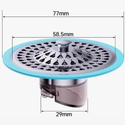 Nắp Thoát Nước Sàn Chống Mùi Hôi Chống Côn Trùng Thoát Nước Nhanh Chất Liệu Inox Bền Đẹp Dễ Lắp Đặt 6