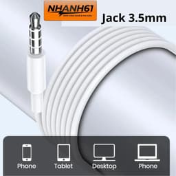 [XẢ HÀNG] Tai Nghe Có Dây Jack Cắm 3.5mm, Bass Hay, Âm Trầm, Đàm Thoại Rõ Dùng Cho Điện Thoại, Laptop 3