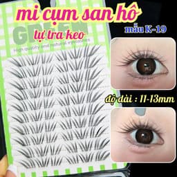 Mi Cụm San Hô K19 Xòe Ôm Dáng Mắt Độ Dài 11-13mm GREEN Thủy Mi 6