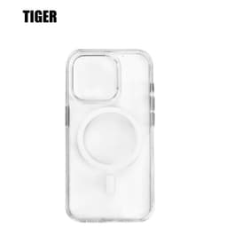 Combo Ốp lưng Tiger Magnetic trong suốt + Cường lực Tiger (chống nhìn trộm) dành cho iPhone 15 / 16 / 17 series 3