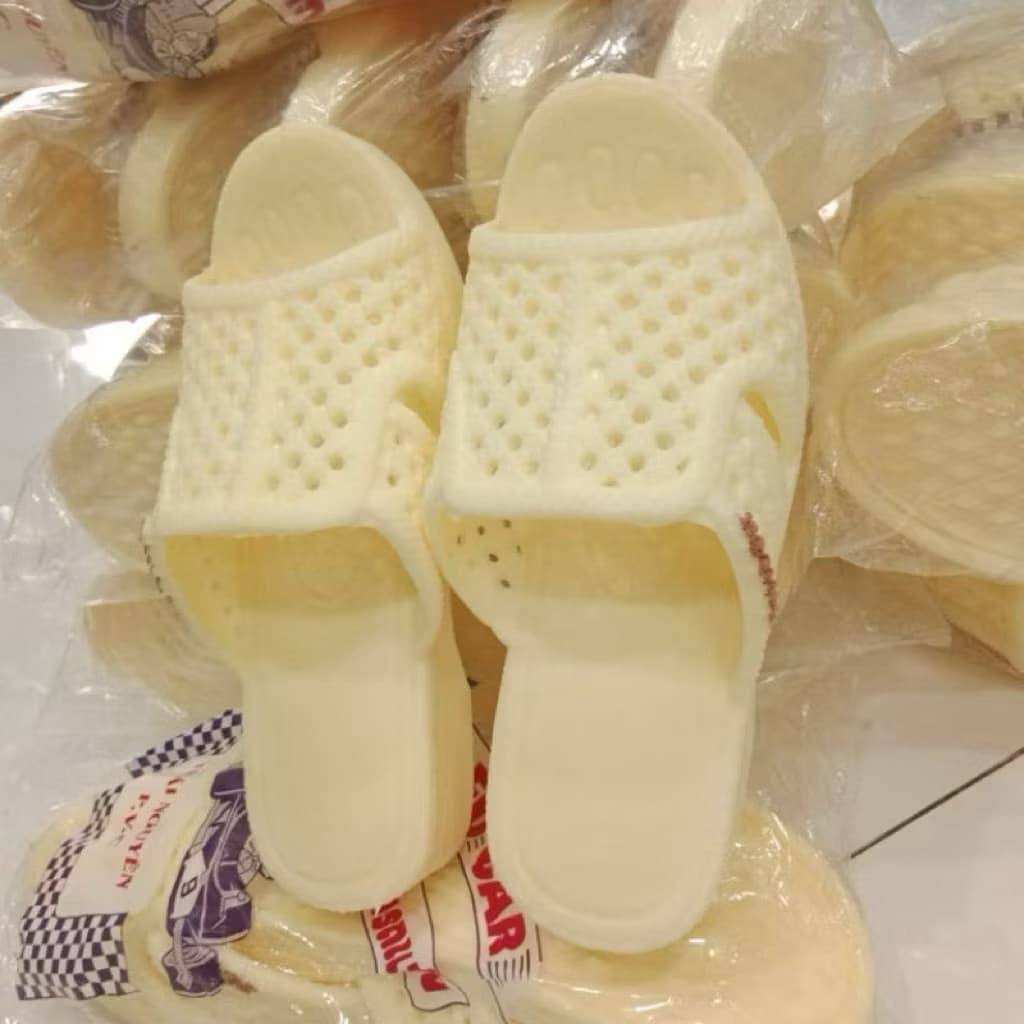 Dép Tổ Ong Đế Dày 3cm Nam Nữ Unisex, Dép Nhựa PVC Dẻo Bền Chống Trượt Đi Trong Nhà Đi Làm Đi Chơi