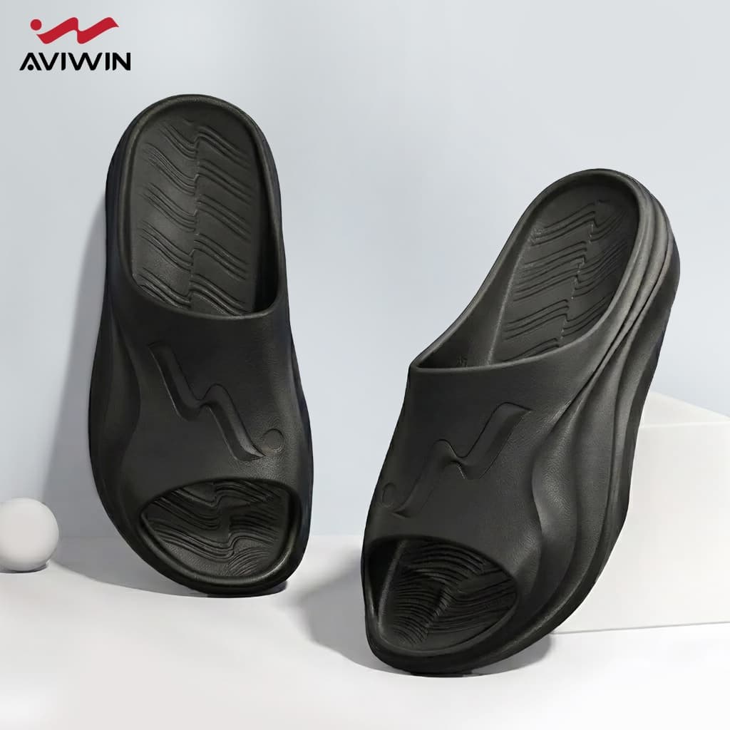 [D001] Dép Bánh Mì Nam Nữ AVIWIN AVISLIDE D001, Dép Đúc EVA Nguyên Khối Chống Trơn Trượt Thời Trang