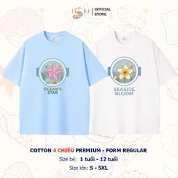 [ĐỦ SIZE 9KG - 92KG] Áo Thun Unisex, áo du lịch UNDER THE SEA áo form rộng cotton 4 chiều mềm mịn áo Local Brand ISEE VN 1