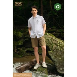 Áo Sơ Mi Ngắn Tay DGC Phong Cách Trẻ Trung, Chất Vải Mềm Nhẹ - SASNBB28M 2