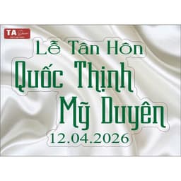 123 - Bảng tên mica dâu rễ/ bảng decor tiệc cưới, hỏi/ bảng gia tiên thiết kế theo yêu cầu 5