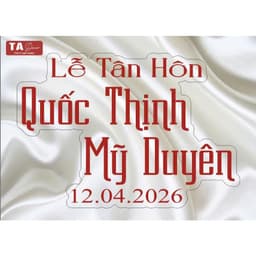 123 - Bảng tên mica dâu rễ/ bảng decor tiệc cưới, hỏi/ bảng gia tiên thiết kế theo yêu cầu 4