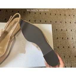 𝙔𝙐𝙇𝙄𝙉𝘼 - Giày Sandal Mũi Nhọn Ren Chấm Bi Thắt Nơ Cạnh Xinh Xăn - B76 6