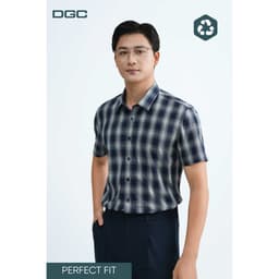 Áo Sơ Mi Ngắn Tay DGC Dáng Ôm Perfect Fit, Phong Cách Trẻ Trung, Chất Vải Mềm Nhẹ - SASNBD51M-S 5