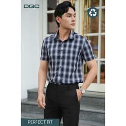 Áo Sơ Mi Ngắn Tay DGC Dáng Ôm Perfect Fit, Phong Cách Trẻ Trung, Chất Vải Mềm Nhẹ - SASNBD51M-S 3