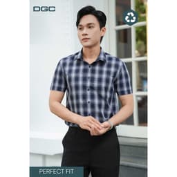 Áo Sơ Mi Ngắn Tay DGC Dáng Ôm Perfect Fit, Phong Cách Trẻ Trung, Chất Vải Mềm Nhẹ - SASNBD51M-S 2