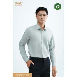 Áo Sơ Mi Dài Tay DGC Dáng Ôm Perfect Fit, Phong Cách Trẻ Trung, Chất Vải Mềm Nhẹ - SASDBD55M-S 2