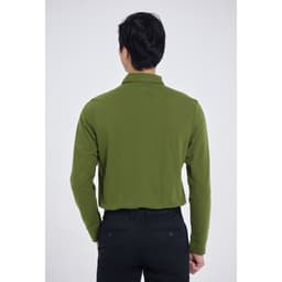 Áo polo dài tay DGC Áo có túi ngực trái, cửa tay bo phong cách trẻ trung - WAPBC06M 4