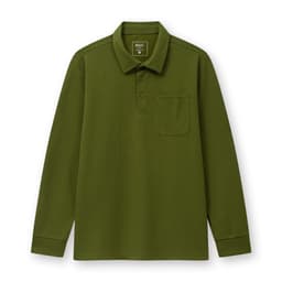 Áo polo dài tay DGC Áo có túi ngực trái, cửa tay bo phong cách trẻ trung - WAPBC06M 6