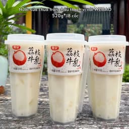 Sữa Chua Trân Châu WEIBAO Nội Địa Trung 520G, Nước Sữa Chua Kèm Thạch Thơm Ngon 3