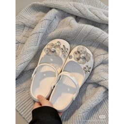 [AUTHENTIC 100%] Dép Crocs Classic Ballet chính hãng dép nữ chống nước, êm chân không kèm charm sale 4
