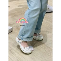 [AUTHENTIC 100%] Dép Crocs Classic Ballet chính hãng dép nữ chống nước, êm chân không kèm charm sale 7