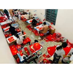 [ 2/9 ] Khăn Rằn Nam Bộ Cờ Đỏ Sao Vàng Thêu Ngôi Sao Quàng Cổ Du Lịch Biểu Diễn Văn Nghệ Vải Mềm Mịn Phụ Kiện Yêu Nước 7