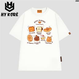 Áo Thun HY KORÉ Bakery 2064 Form Rộng Localbrand Oversize Unisex Vải Cotton 75% Nam Nữ Mặc Đẹp 6