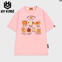 Áo Thun HY KORÉ Bakery 2064 Form Rộng Localbrand Oversize Unisex Vải Cotton 75% Nam Nữ Mặc Đẹp 5