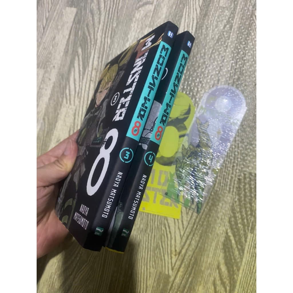 Combo 2q vở Monster 8 Mon8 Tập 3,4 dark- monster8 Kaiju quái vật số 8