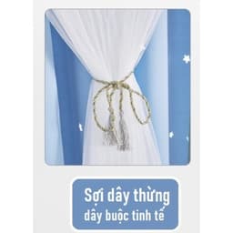 Rèm cửa 2in1 vừa dán tường vừa treo tường tặng kèm phụ kiện dán và treo khi mua rèm 9