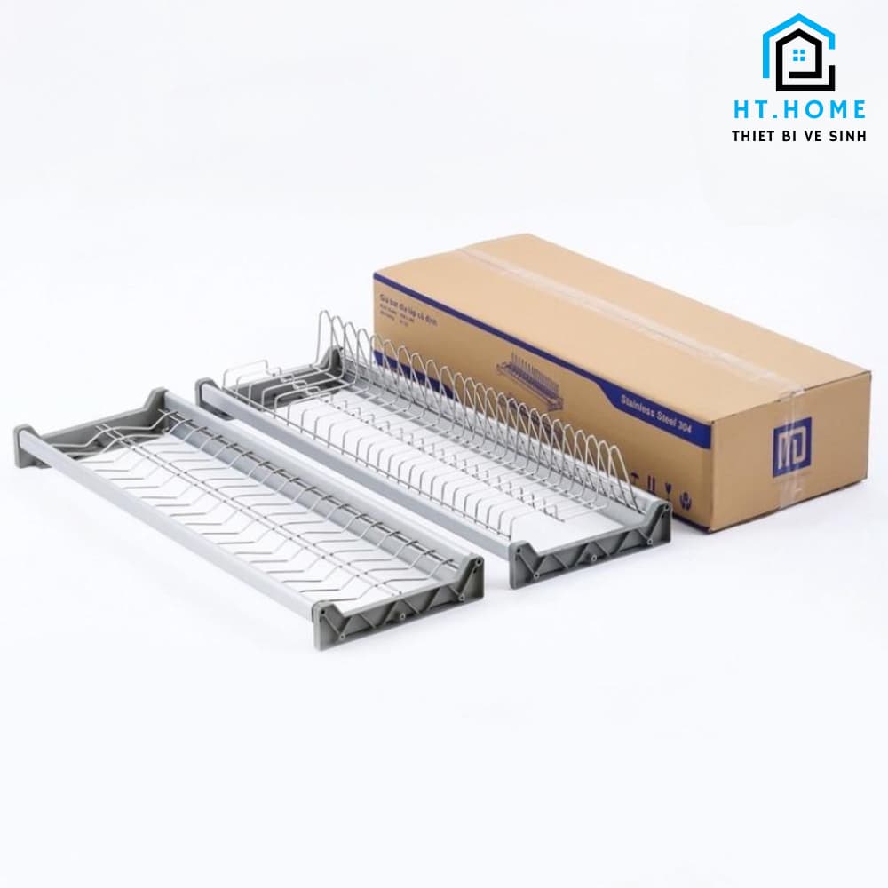 Giá Đựng Bát Đĩa Cố Định HATO Inox 304 Cao Cấp Chống Gỉ, Kệ Đựng Bát Đĩa Nhà Bếp Chắc Chắn Và Sáng Bóng