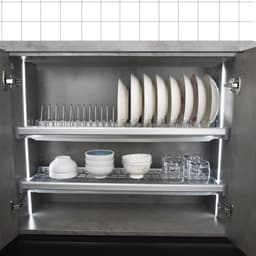 Giá Đựng Bát Đĩa Cố Định HATO Inox 304 Cao Cấp Chống Gỉ, Kệ Đựng Bát Đĩa Nhà Bếp Chắc Chắn Và Sáng Bóng 3