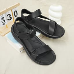 [S004] Dép Sandal Đúc Nguyên Khối EVA Nam Nữ AVIWIN Đế Êm Chống Trượt Khóa Dán Size 30-45 2