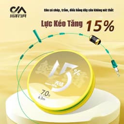 Trục Câu Đài - Chính hãng CHUANZE  Nâng Cấp Dây PE không nút thắt - Tăng Sức Mạnh 15% 1