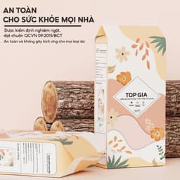 Khăn giấy vệ sinh treo tường Tiểu Hạ TopGia 1000 tờ làm từ bột gỗ thiên nhiên, an toàn, 6 bịch hoặc 10 bịch 5