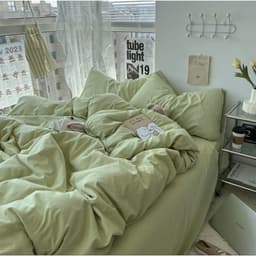 Set chăn ga đũi hàn basic 4 món mềm mịn thoáng mát co giãn 4 chiều kích thước lớn 6