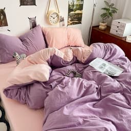 Set chăn ga đũi hàn basic 4 món mềm mịn thoáng mát co giãn 4 chiều kích thước lớn 7