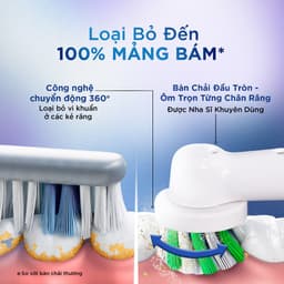 [KOL] [MUA 1 TẶNG 2] Mua 1 Bàn Chải Điện ORAL-B Vitality Pro Lilac TẶNG Set 2 Đầu Bàn Chải Sạch Sâu 2