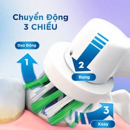 [KOL] [MUA 1 TẶNG 2] Mua 1 Bàn Chải Điện ORAL-B Vitality Pro Lilac TẶNG Set 2 Đầu Bàn Chải Sạch Sâu 4