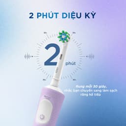 [KOL] [MUA 1 TẶNG 2] Mua 1 Bàn Chải Điện ORAL-B Vitality Pro Lilac TẶNG Set 2 Đầu Bàn Chải Sạch Sâu 6