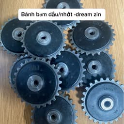 Bánh bơm dầu/ nhớt xe máy-zin trần-dream/ws110: 2