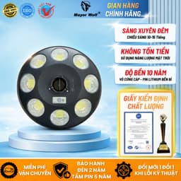 Đèn UFO Năng Lượng Mặt Trời Mayor Wolf 400W Chính Hãng Bảo Hành 2 Năm 1